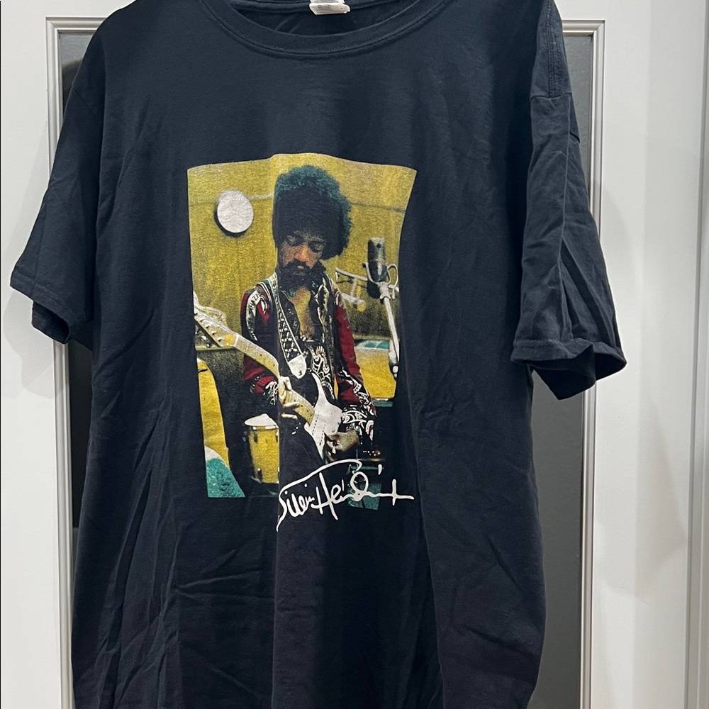 Gildan Black Musician Graphic Tee
